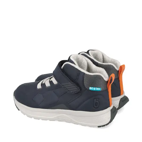 Ghete Biomecanics cu captuseala din lana, piele naturala, bleumarin - 251252-A089FM-31-