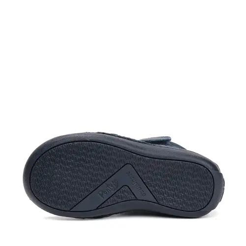 Ghete cu supinatie pentru copii, piele naturala, talpa ferma, captuseala blana ecologica, bleumarin, Ponte20 - DA07-5-2292M-29-