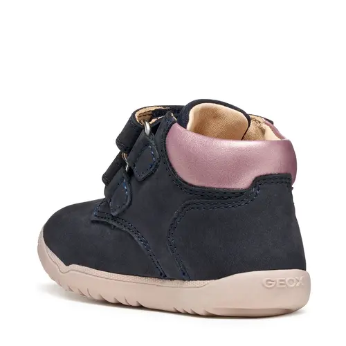 Ghete Geox fete, talpa felexibila, Macchia, bleumarin - B164PC-03222-CF48W-26-