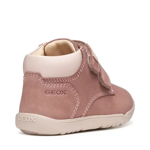 Ghete Geox fete, talpa felexibila, Macchia, roz inchis - B164PC-03222-C8F8W-26-