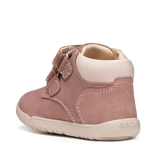 Ghete Geox fete, talpa felexibila, Macchia, roz inchis - B164PC-03222-C8F8W-26-