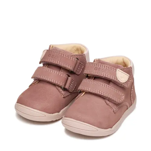 Ghete Geox fete, talpa felexibila, Macchia, roz inchis - B164PC-03222-C8F8W-26-