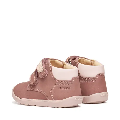 Ghete Geox fete, talpa felexibila, Macchia, roz inchis - B164PC-03222-C8F8W-26-