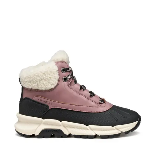 Ghete Geox pentru copii, impermeabile, Flexyper PLUS, Tehnologia Amphibiox™, roz - J56NGA-0ME50-C8049-33-