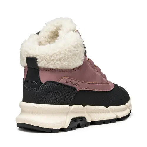Ghete Geox pentru copii, impermeabile, Flexyper PLUS, Tehnologia Amphibiox™, roz - J56NGA-0ME50-C8049-33-