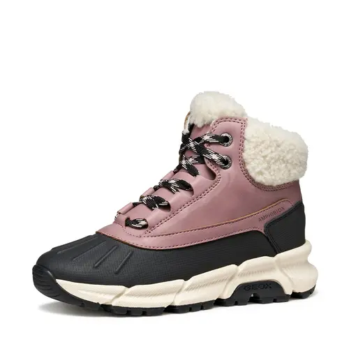 Ghete Geox pentru copii, impermeabile, Flexyper PLUS, Tehnologia Amphibiox™, roz - J56NGA-0ME50-C8049-33-