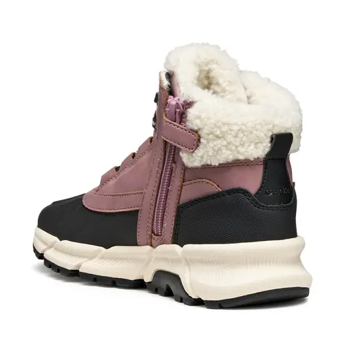 Ghete Geox pentru copii, impermeabile, Flexyper PLUS, Tehnologia Amphibiox™, roz - J56NGA-0ME50-C8049-33-