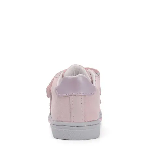 Pantofi copii cu supinatie, piele naturala, talpa ferma, roz deschis cu inimioare, Ponte20- DA03-5-2626A-27-Ponte20 Pantofi copii cu supinatie, piele naturala, talpa ferma, roz deschis cu inimioare, Ponte20- DA03-5-2626A-27-Ponte20