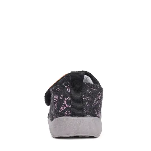 Pantofi copii de interior din material textil, barefoot, talpa flexibila, roz cu imprimeu, D.D Step- C086-52496AM-31-D.D. Step Pantofi copii de interior din material textil, barefoot, talpa flexibila, roz cu imprimeu, D.D Step- C086-52496AM-31-D.D. Step