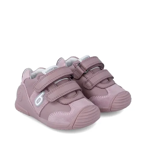 Pantofi copii, piele naturala, Biogateo Sport, roz inchis, Biomecanics- 221002-B165-24-Biomecanics Pantofi copii, piele naturala, Biogateo Sport, roz inchis, Biomecanics- 221002-B165-24-Biomecanics