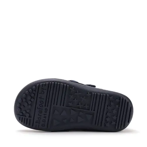 Pantofi din piele naturala pentru copii, barefoot, talpa flexibila, bleumarin, calut, D.D.Step- S063-52564AM-30-D.D. Step