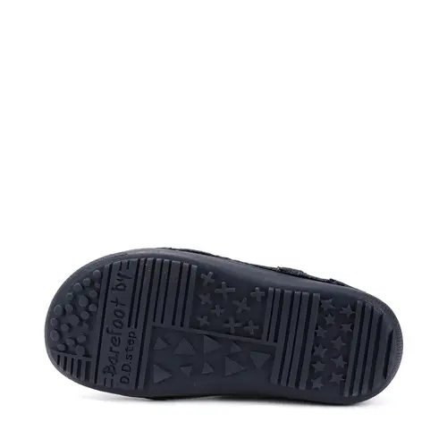 Pantofi din piele naturala pentru copii, barefoot, talpa flexibila, bleumarin, D.D.Step- S063-52548M-30-D.D. Step