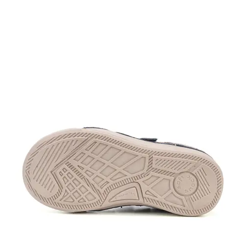 Pantofi D.D Step baieti, piele naturala, bleumarin cu crem- S040-52884BM-30-D.D. Step