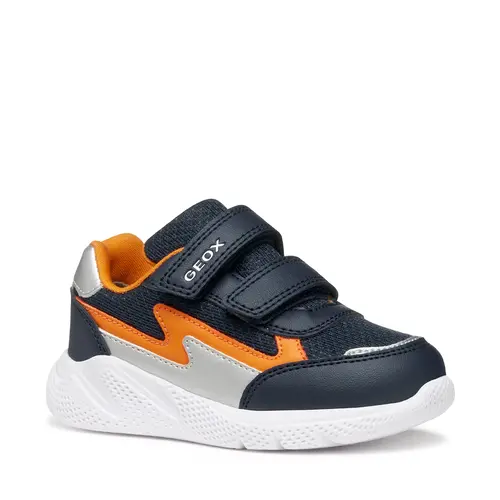 Pantofi sport Geox baieti, material textil, talpa flexibila, Sprintye, bleumarin- B564UC-0BC14-C0659-26-GEOX