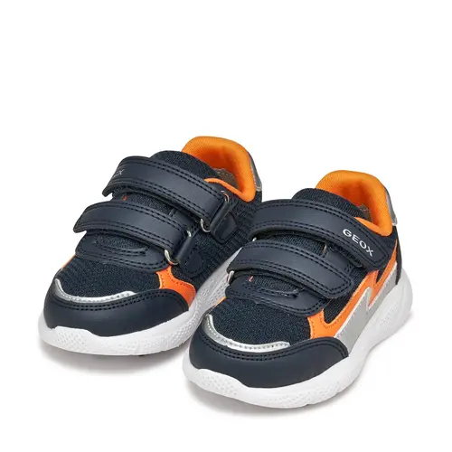 Pantofi sport Geox baieti, material textil, talpa flexibila, Sprintye, bleumarin- B564UC-0BC14-C0659-26-GEOX