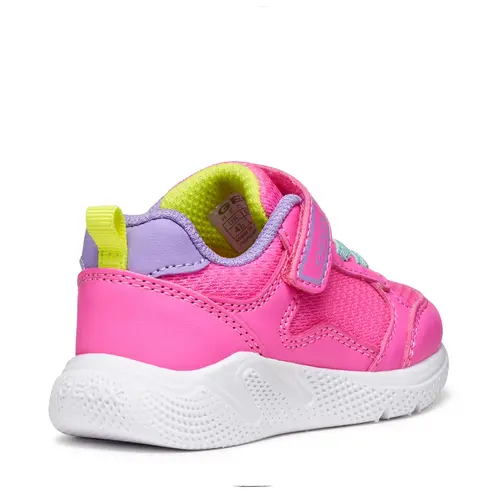 Pantofi sport Geox fete, material textil, talpa flexibila, Sprintye, fuchsia- B564TB-0BC14-C8L8E-25-GEOX