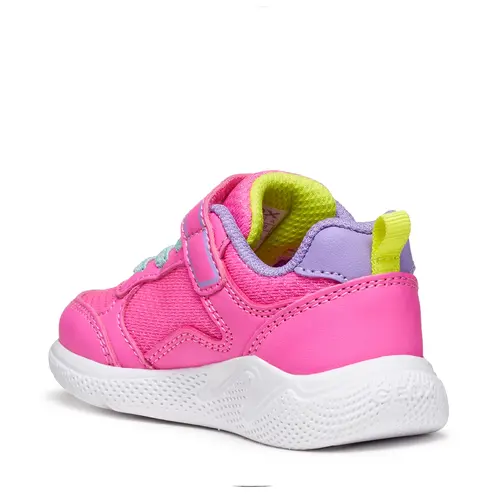 Pantofi sport Geox fete, material textil, talpa flexibila, Sprintye, fuchsia- B564TB-0BC14-C8L8E-25-GEOX