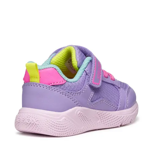 Pantofi sport Geox fete, material textil, talpa flexibila, Sprintye, mov- B564TB-0BC14-C8E8L-26-GEOX