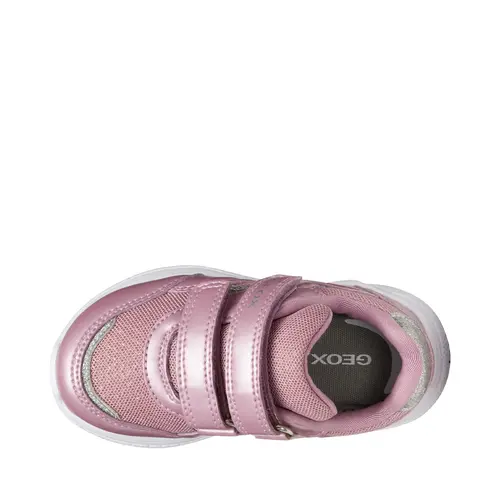 Pantofi sport Geox fete, material textil, talpa flexibila, Sprintye, roz- B564TA-0GNAJ-C8011-26-GEOX