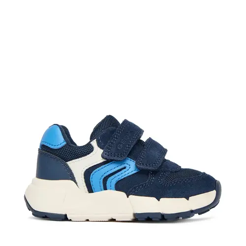 Pantofi Geox baieti, piele naturala, brant antibacterian, Flexyper mini, bleumarin_B656GC-01422-CF44D-21_Pebebe