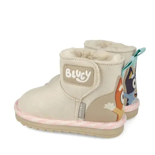 Cizme Garvalin colecția Bluey, rezitente la apa, imblanite, crem / auriu - 251885-A156-29-