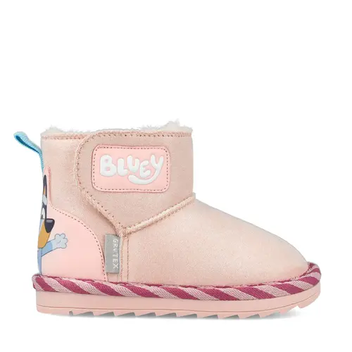 Cizme Garvalin colecția Bluey, rezitente la apa, imblanite, roz - 251885-B032-29-