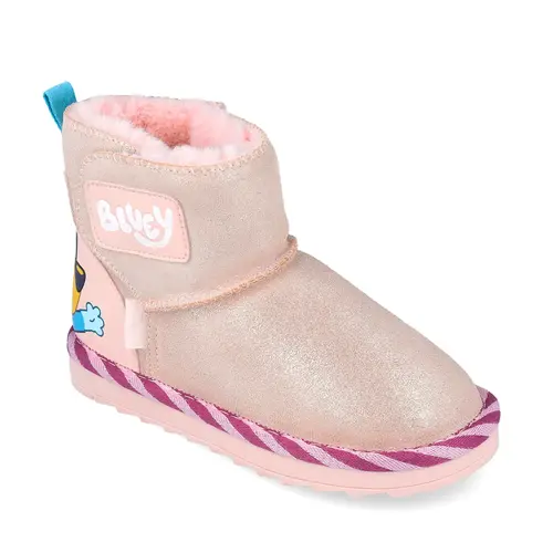 Cizme Garvalin colecția Bluey, rezitente la apa, imblanite, roz - 251885-B032-29-