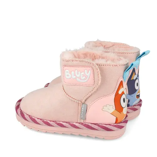 Cizme Garvalin colecția Bluey, rezitente la apa, imblanite, roz - 251885-B032-29-