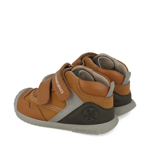 Ghete Baieti Biomecanics, piele naturala, primii pași, BioGateo, culoare maro - 251125-C087-22-