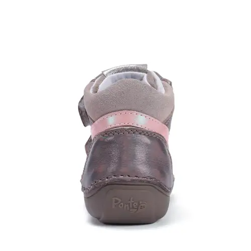 Ghete cu supinatie pentru fete, piele naturala, talpa ferma, roz sidef, Ponte20- DA06-5-2734BM-29-Ponte20 Ghete cu supinatie pentru fete, piele naturala, talpa ferma, roz sidef, Ponte20- DA06-5-2734BM-29-Ponte20