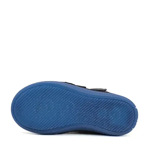 Ghete îmblănite D.D Step baieti, piele naturala, protectie degete, bleumarin, design cu game controller - W049-52250BM-30-