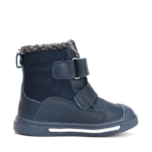 Ghete impermeabile cu supinatie Ponte20, piele naturala, talpa ferma, captuseala blana ecologica, bleumarin - DA07-5-2278A-27-