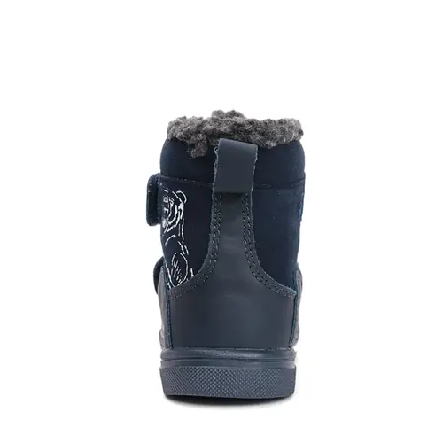 Ghete impermeabile cu supinatie Ponte20, piele naturala, talpa ferma, captuseala blana ecologica, bleumarin - DA07-5-2278A-27-