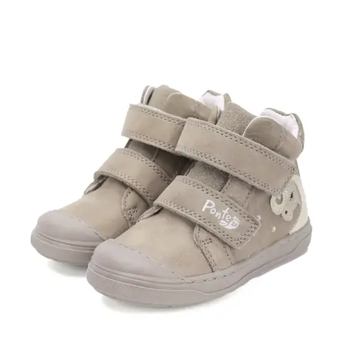 Ghete Ponte20 fete, piele naturala, cu supinatie, captuseala din piele, maro cu unicorn - DA06-5-2678A-27-