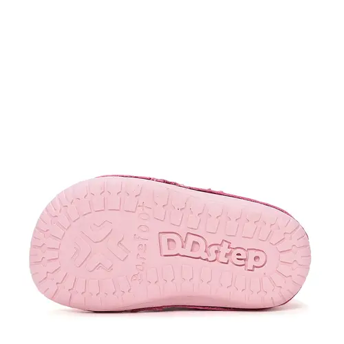 Pantofi Barefoot D.D. Step fete, piele naturala, primii pasi, roz_S070-61646B-20_Pebebe