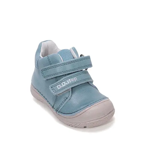 Pantofi D.D Step baieși, piele naturală, captuseală din piele, talpă flexibilă, albastru_S082-61125B-20_Pebebe