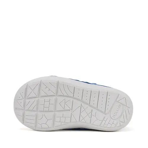 Pantofi D.D. Step baieți, piele naturala, primii pași, talpa felxibilă, albastru, design elefant_S066-61158A-20_Pebebe