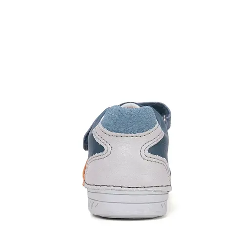 Pantofi D.D Step baieti, piele naturala, talpă flexibilă bleumarin_S040-61252AM-26_Pebebe