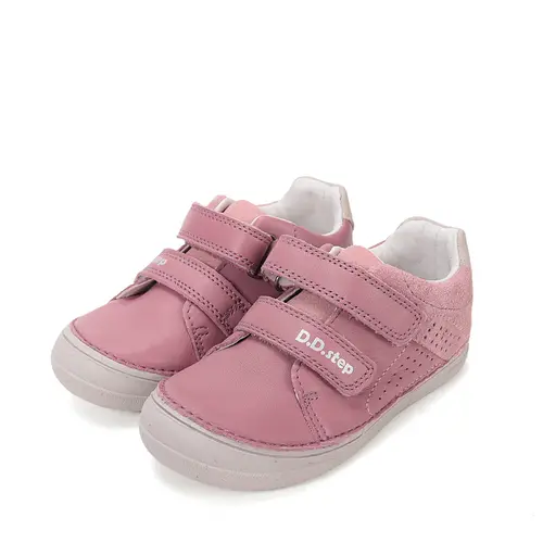Pantofi D.D Step fete, piele naturala, talpa flexibila, lila_S078-61177CM-26_Pebebe