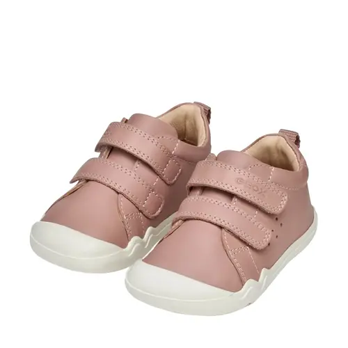 Pantofi Geox fete, Barefoot, piele naturala, Steppieup, roz_B4663A-00085-C8011-20_Pebebe