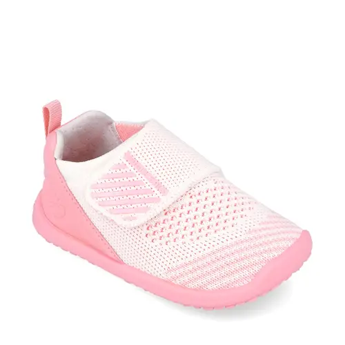 Papuci Barefoot Biomecanics Biohome Wider  Grădiniță și Casă - Roz și Alb_262188-F113-19_Pebebe