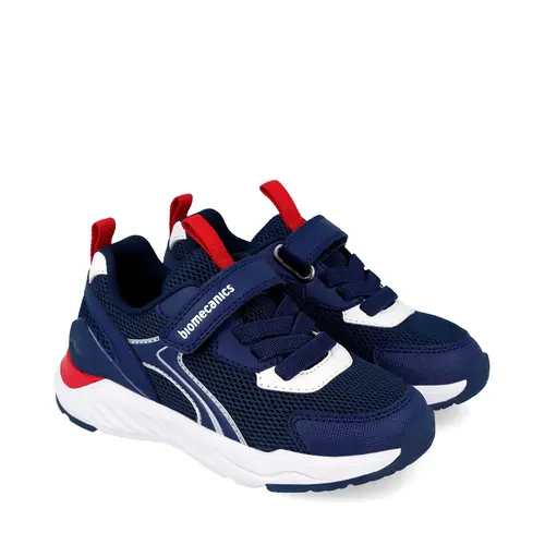 Adidași Biomecanics Bioevolution Runner pentru Copii – bleumarin cu Velcro și șiret_262273-A089-25_Pebebe