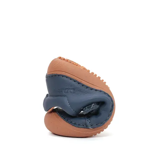 Pantofi barefoot D.D.Step, băieți, piele naturală, talpa flexibila, bleumarin_S063-61983M-26_Pebebe