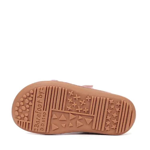 Pantofi barefoot D.D.Step, fete, piele naturală, talpa flexibila, bleumarin_S063-61983DM-25_Pebebe