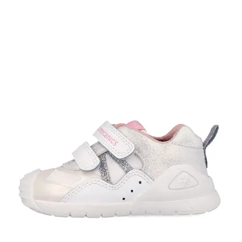 Pantofi Biomecanics fete, Biogateo Casual, primii pasi  – Alb și Mesh Respirabil_262103-B050-19_Pebebe