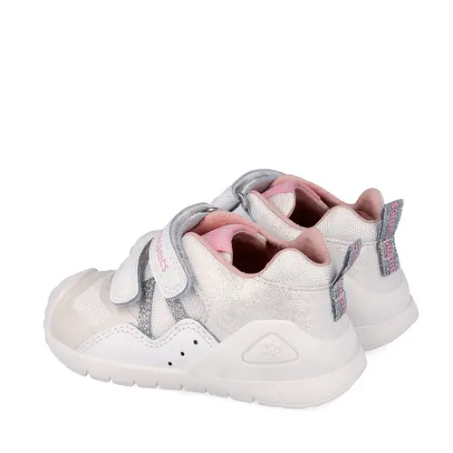 Pantofi Biomecanics fete, Biogateo Casual, primii pasi  – Alb și Mesh Respirabil_262103-B050-19_Pebebe