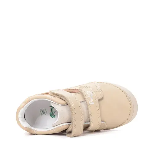 Pantofi cu supinatie Ponte20, piele naturala, crem_DA03-6-1547M-25_Pebebe