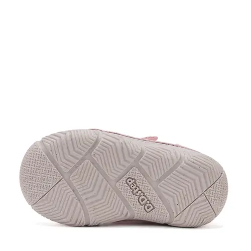 Pantofi D.D Step fete, piele naturală, captuseală din piele, talpă flexibilă, roz deschis_S082-61125F-24_Pebebe