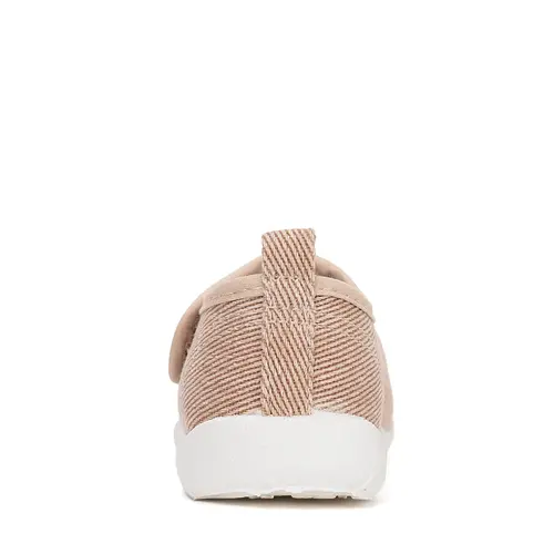 Pantofi de interior pentru copii, decupati, material textil, talpa flexibila, crem, D.D Step_C086-61730C-20_Pebebe