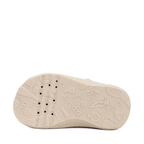 Pantofi de interior pentru copii, decupati, material textil, talpa flexibila, roz, D.D Step_C086-61991-21_Pebebe
